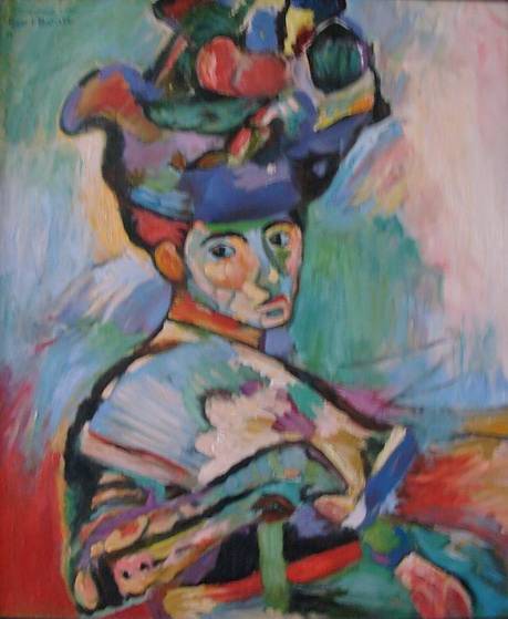 La femme au chapeau d'aprs Henry Matisse